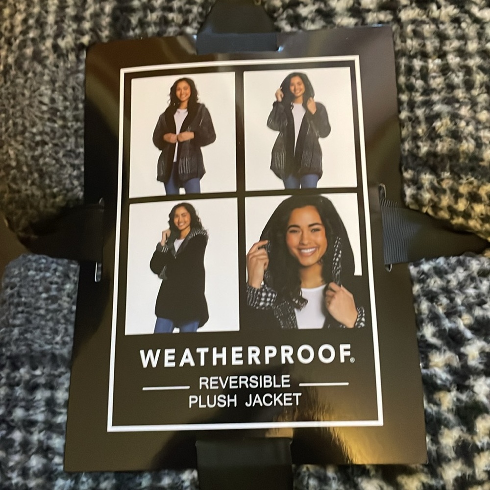 NWT Weatherproof Reversible Plush Jacket, S/M